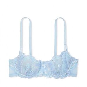 Victoria's Secret Wicked Iridescent Embroidery Unlined Balconette Bra